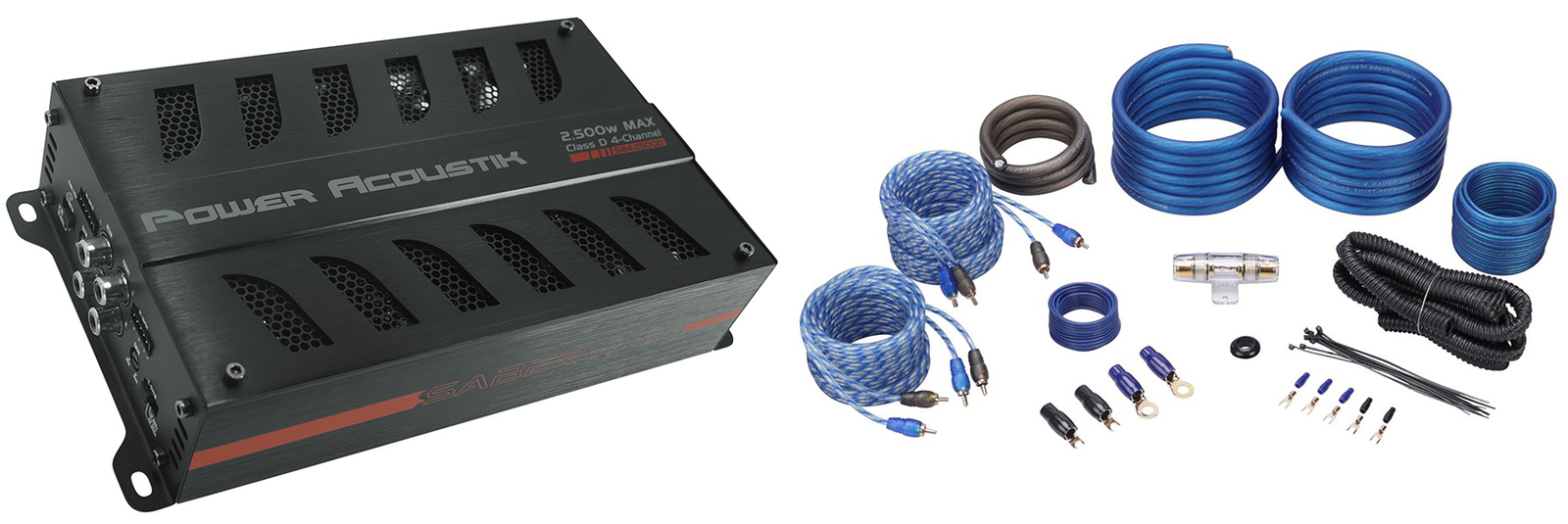 Power Acoustik SB42500D 2500 Watt 4-Channel Amplifier Class DAmp Kit SB4-2500D 18990₽