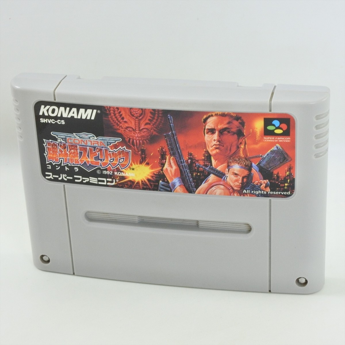 CONTRA SPIRITS Super Famicom Nintendo 2333 sf | eBay