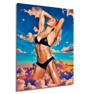 CHARLOTTE FLAIR WWE Wrestling Model Diva #1/7 ACEO Art Print Card by RoStar