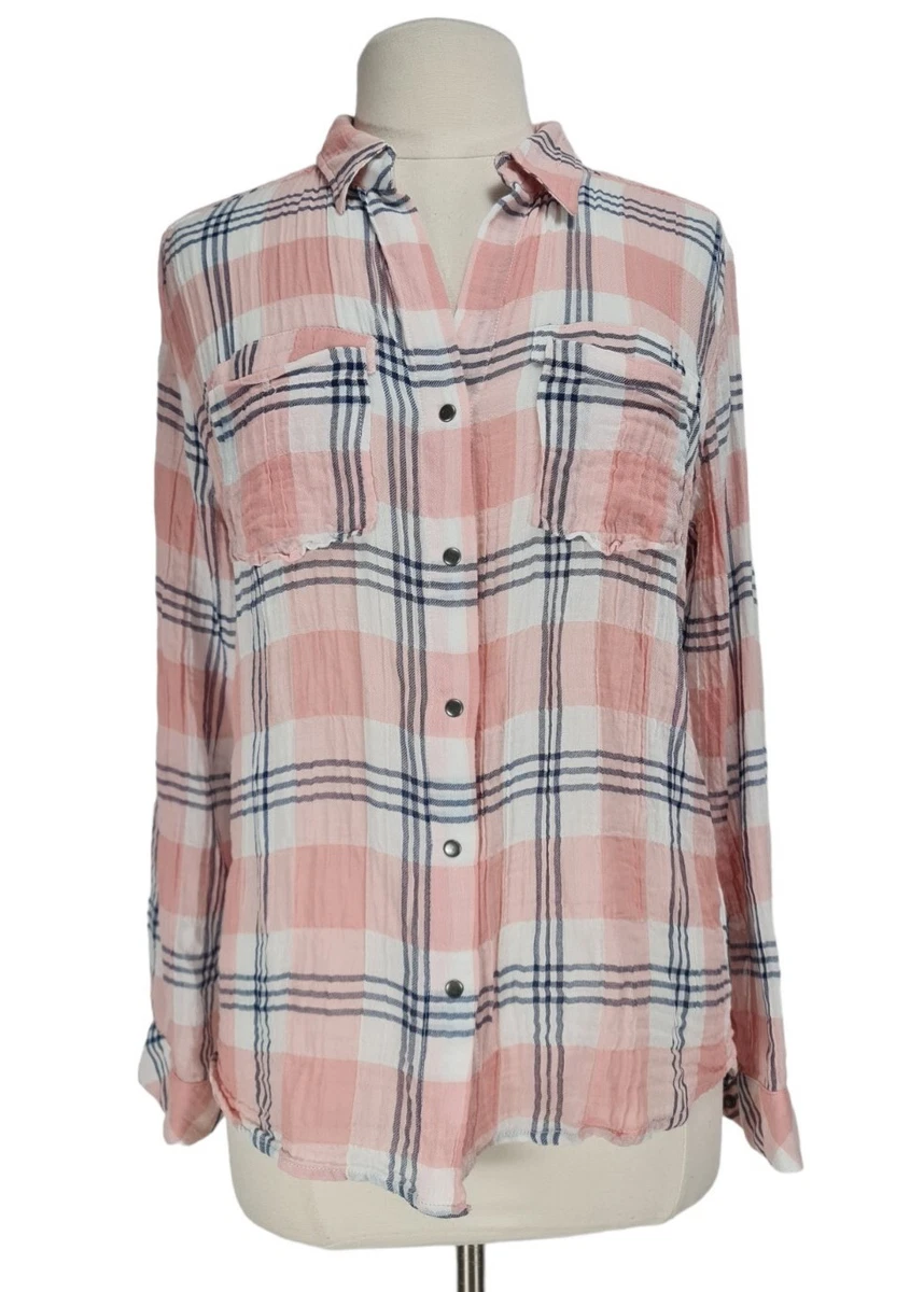 Light pink plaid store shirt