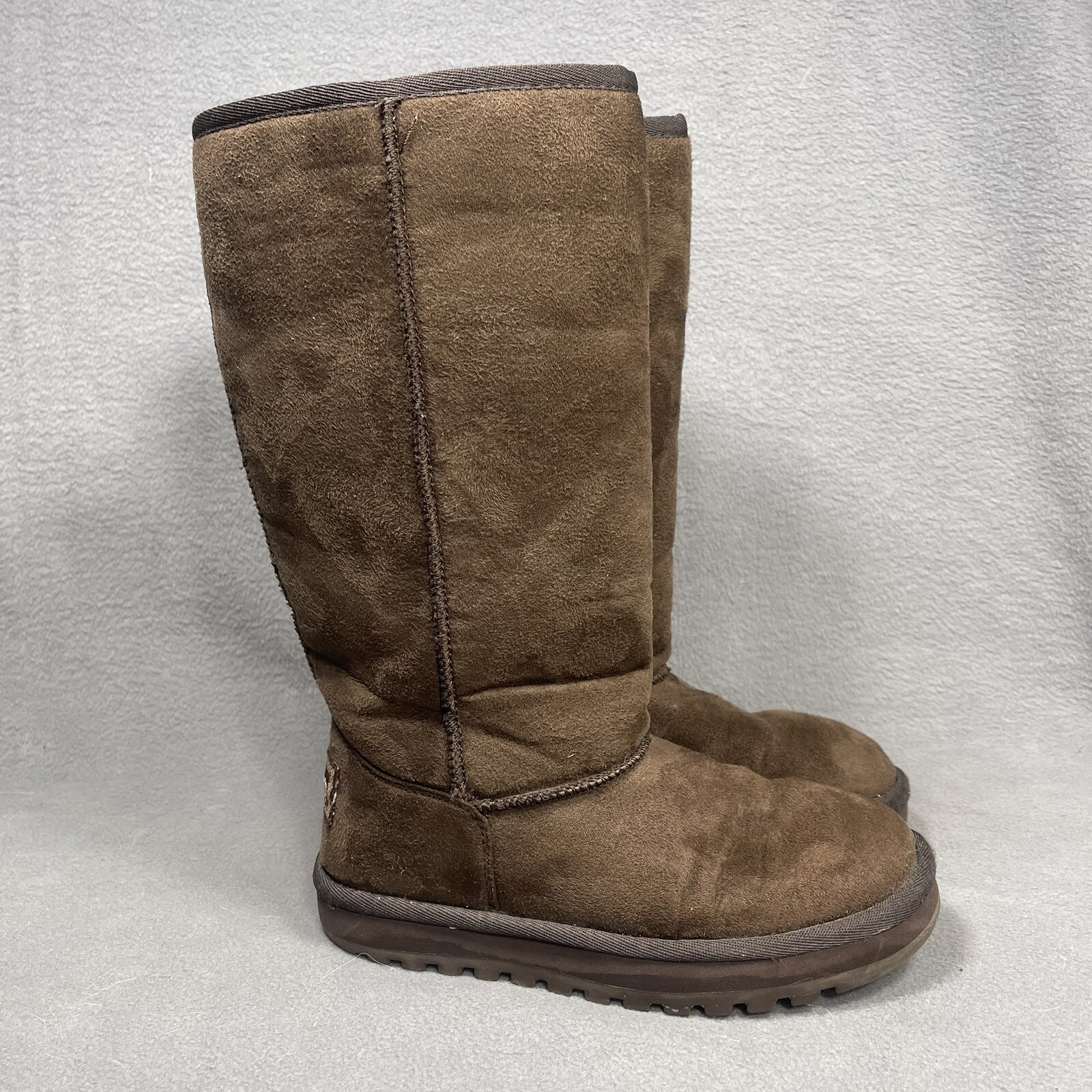Skechers Australian Womens 6 Tall Boots Faux Suede Br… Gem