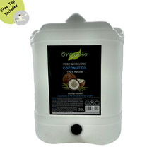 100% Pure Organic Fractionated Coconut Oil 100ml, 200ml to 20L - Coconut Scented