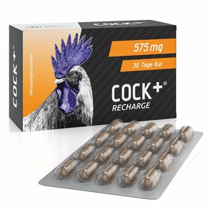COCK+ Recharge: Potenzmittel herbal Sexpillen Potenzpillen für mehr Potenz vegan