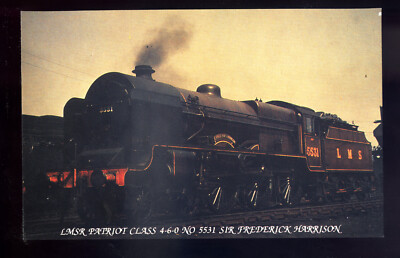 ry837 - LMS Railway Engine no 5531 Sir Frederick Harrison - Plain Back Card