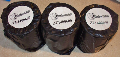 6x4 Labels 3 Rolls  750 Labels  4" X 6" Direct Thermal Labels Compatible 1139003