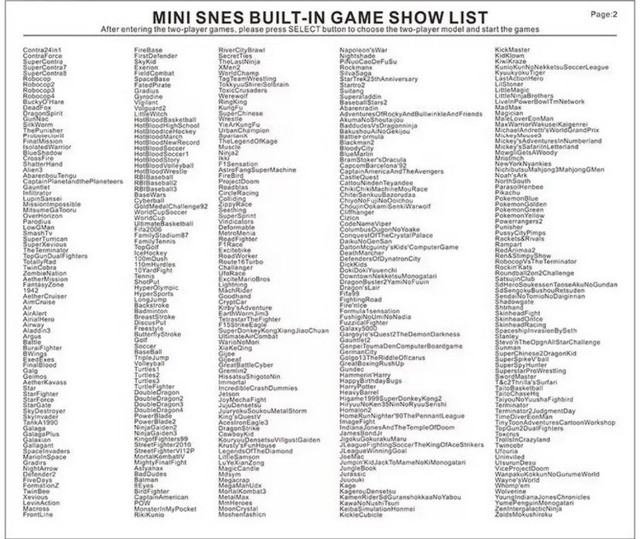 600 games in one console game list