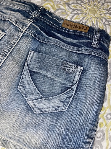 Mudd. Skirt Girls Blue Denim 12 - Picture 7 of 7