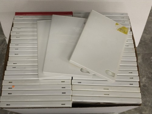 Lot of 95+ Official Nintendo Wii Original white game cases Authentic