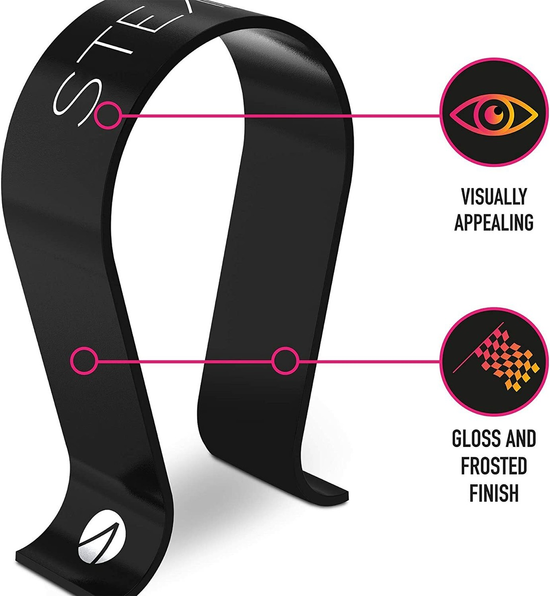 Stealth Gaming Headset Stand Controller Charging Point Black for