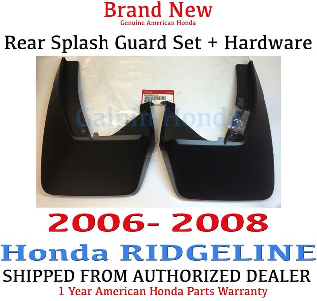 Genuine OEM Honda Ridgeline Rear Splash Guards 20062008 (08P09SJC100
