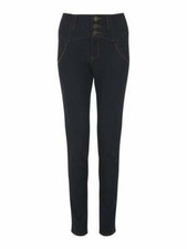 Retro Jeans High Waisted Slim Fit Rebel Kate Jeans 50s Style Rockabilly Pin Up