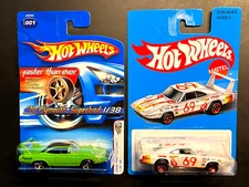 Target Hot Wheels Exclusive 69 Dodge Charger Daytona Retro + FTE GREEN