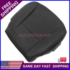 Passenger Bottom Perforated Leather Seat Cover Black Fits 2007-2012 Lexus LS460