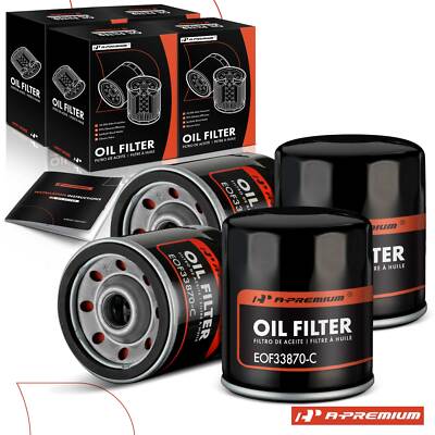 A-Premium 4x Engine Oil Filters for Jeep Cherokee 1984-1986 Suzuki Forenza 04-08
