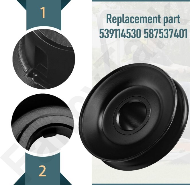 For Husq-varna Engine Pulley 587537401 114530 539114530 For Model Z 242E Z 242F 