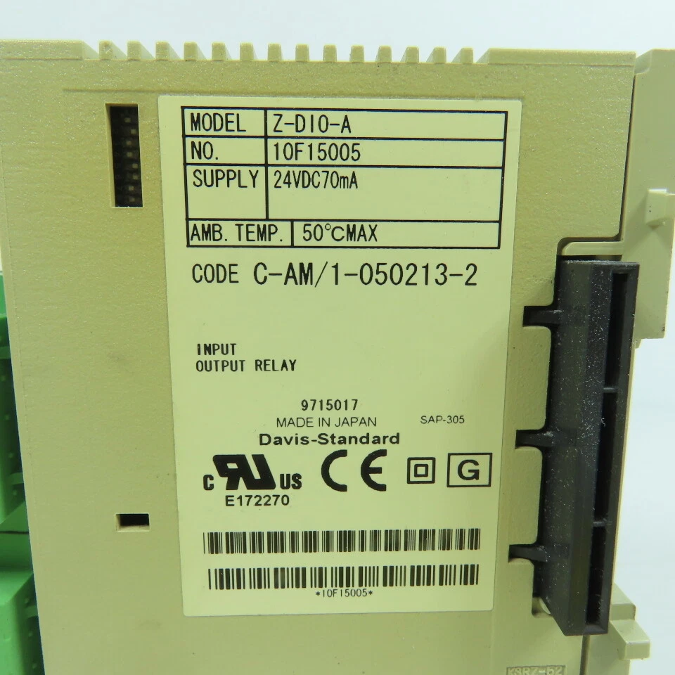 Módulo de relé de E/S RKC Davis Standard C-AM/1-050213-2 Z-DI0-A Foto 2 de 4