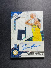 2024-25 Panini Mosaic Rookie Patch Auto RPA Enrique Freeman 3/25 White RC WZ74