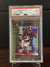 2023 Chronicles Draft Picks Jahmyr Gibbs Pinnacle Pink #12 PSA 9 Alabama/Detroit