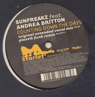 Sunfreakz - Counting Down The Days, 12'', (Vinyl)