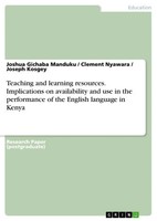 Joshua Gichaba Manduku (U. A.) | Teaching And Learning Resources....