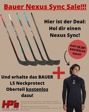 BAUER Comp Schläger Nexus SYNC Grip - 50" - Flex 30 Junior