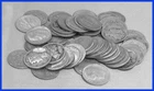 COMBINATION OF 90% SILVER MERCURY AND ROOSEVELT DIMES 50 TOTAL