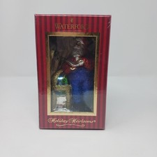 Waterford Holday Heirlooms Santa Scholar Christmas Ornament # 139234 Sealed