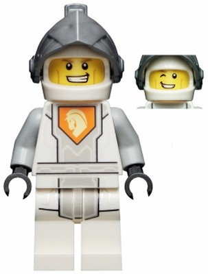 LEGO  Minifig nex082 - Lance Richmond - Flat Silver Visor (Battle Suit Lance)