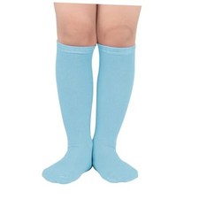 Toddler Kids Youth Soccer Socks-Long Knee High Socks 1-3T 1 Pack Light Blue