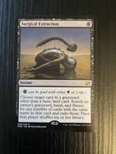 1x Surgical Extraction / Chirurgische Extraktion, Magic, Mtg, englisch
