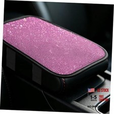 Car Center Console Cover, 11.8x8.3 Inch Anti-Slip Armrest Pad, 1PCS Pink