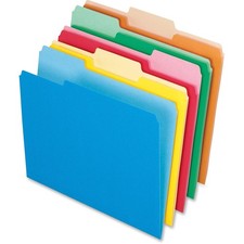 Pendaflex Two-Tone Color File Folders, Letter Size, 1 Box, Assorted Colors