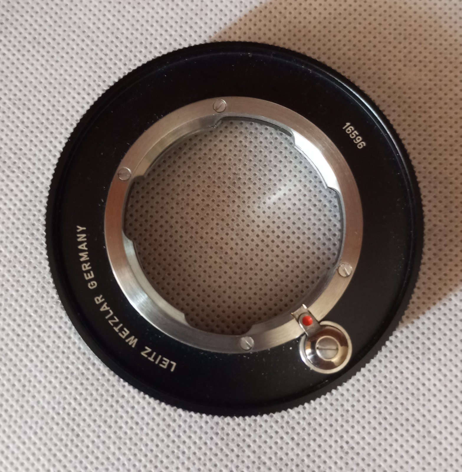 LEICA 16596 UOOND anello adattatore per ottiche “M” su Soffietto