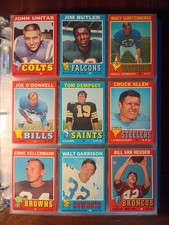 1971 Topps Football Complete Set 1-263 Bradshaw & Greene RCs Ex To Nm