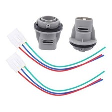 2Pcs Front Turn Signal Light Socket with Connector Harness for Honda Acura
