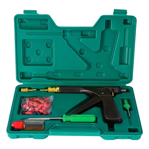 Tire Repair Kit, Tire Plug Kit Heavy Duty Professional, Deluxe Tubeless Tire ...