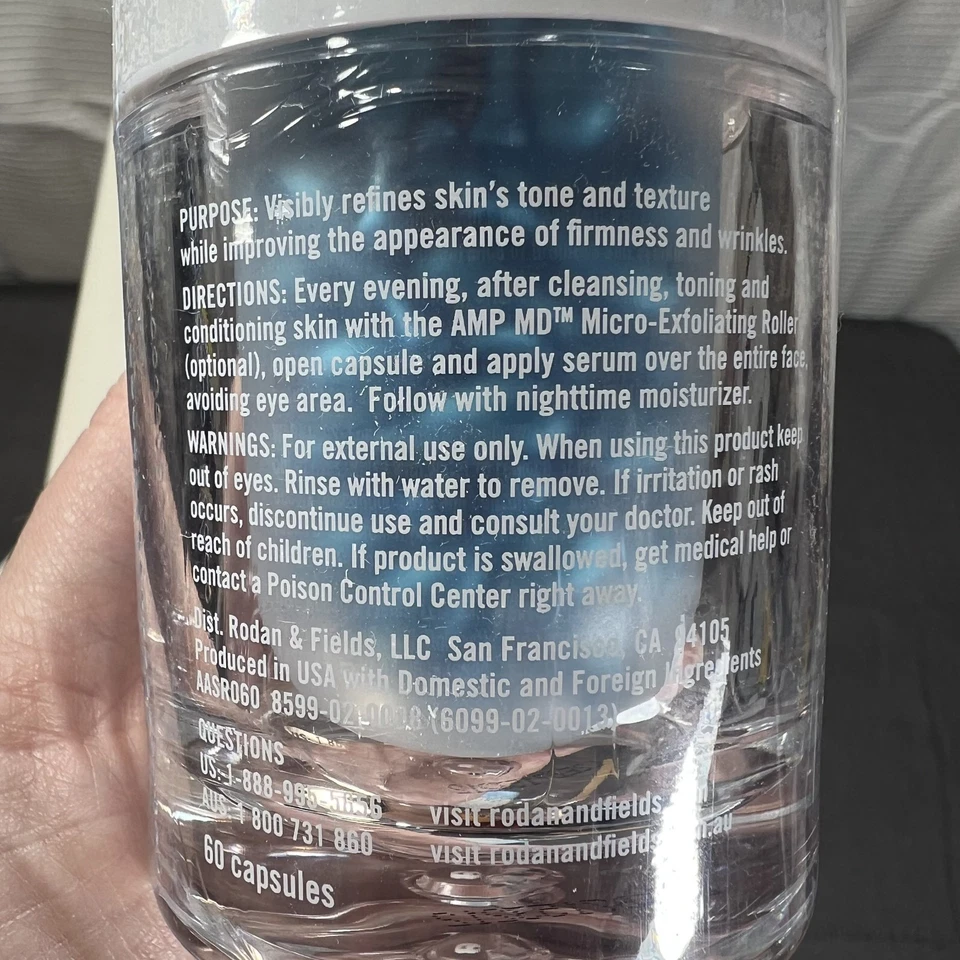 Rodan + Fields Redefine AMP MD System Anti-Aging Brand New in Box With Roller - Image 4 of 4