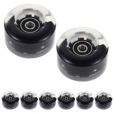 8 Pcs Glowing Skate Wheels Illuminating Accessories Indoor Quad Skates