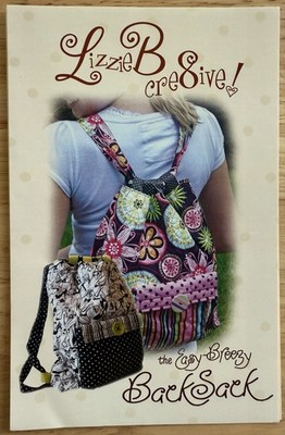 The Easy Breezy Whimsical Back Sack Pattern By Lizzie B Crea8tive