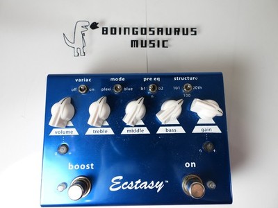 Bogner Ecstasy Blue Overdrive Effects Pedal Free USA Shipping