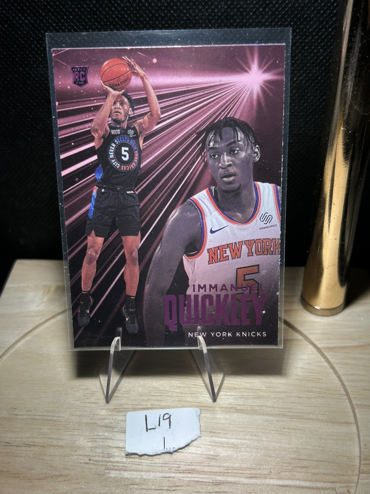 2020-21 Panini Chronicles Pink #207 Immanuel Quickley/Essentials RC