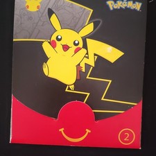 McDonald s Pok mon Pikachu Happy Meal Box Packaging 2 2021 Ages 3