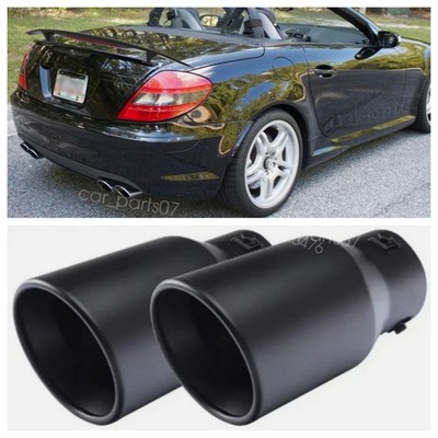 2x For Mercedes Benz SLK R171 Exhaust Pipe Tip Rear Tail Throat Muffler Tailpipe