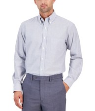 Club Room Mens Striped Button Down Dress Shirt