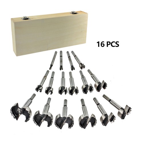 Juego de brocas - 54 mm taladro precisión agujero cortador madera x16 piezas UK STOCK - Imagen 8 de 13