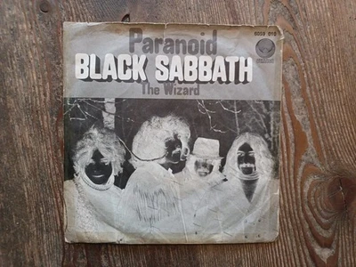 7" Vinyl-Single ★ BLACK SABBATH - PARANOID ★ VERTIGO SWIRL 6059 010 D1970 CLEAN - Bild 1 von 4