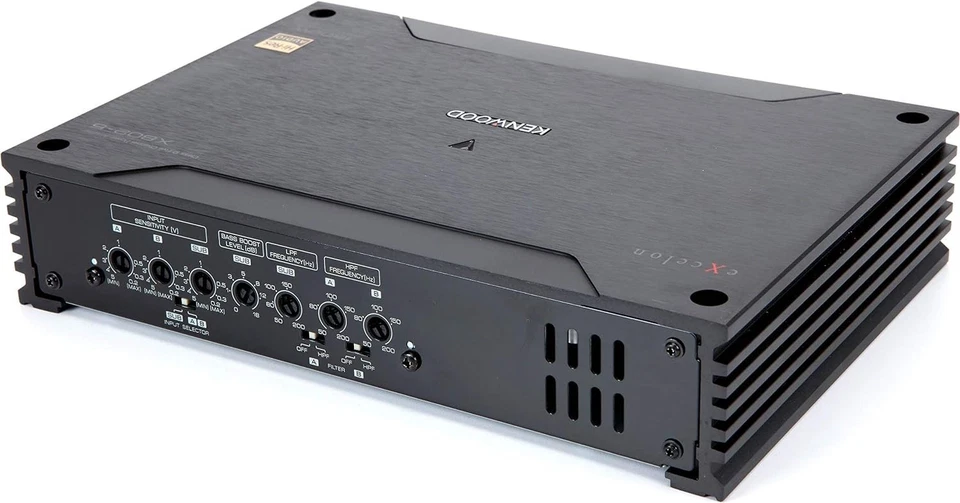 KENWOOD X802-5 eXcelon 5 Channel 1600 Watts Max Power Car Audio Amplifier - Image 3 of 4