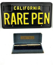 Vintage WAHL EVERSHARP 14k SOLID GOLD Overlay Fountain Pen 14K #2 F nib MINTY