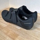 Black Shimano RC1 Road Cycling Shoes with LOOK cleats Mens Size 45 US 10.5  — photo 6