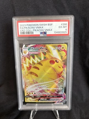 Pikachu VMAX SWSH286 SWSH: Sword & Shield Promo Cards Holo PSA 6